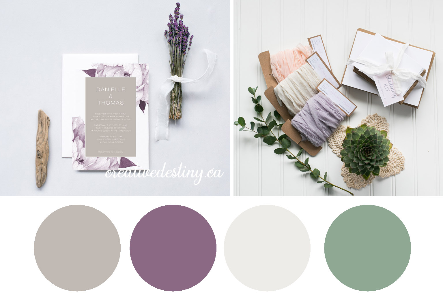 wedding colour and invitation trends 2017