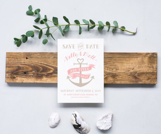 save the dates nautical wedding invitation nova scotia wedding